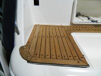 Boats teak bath platform