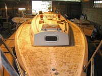 Remaking of boat teak deck